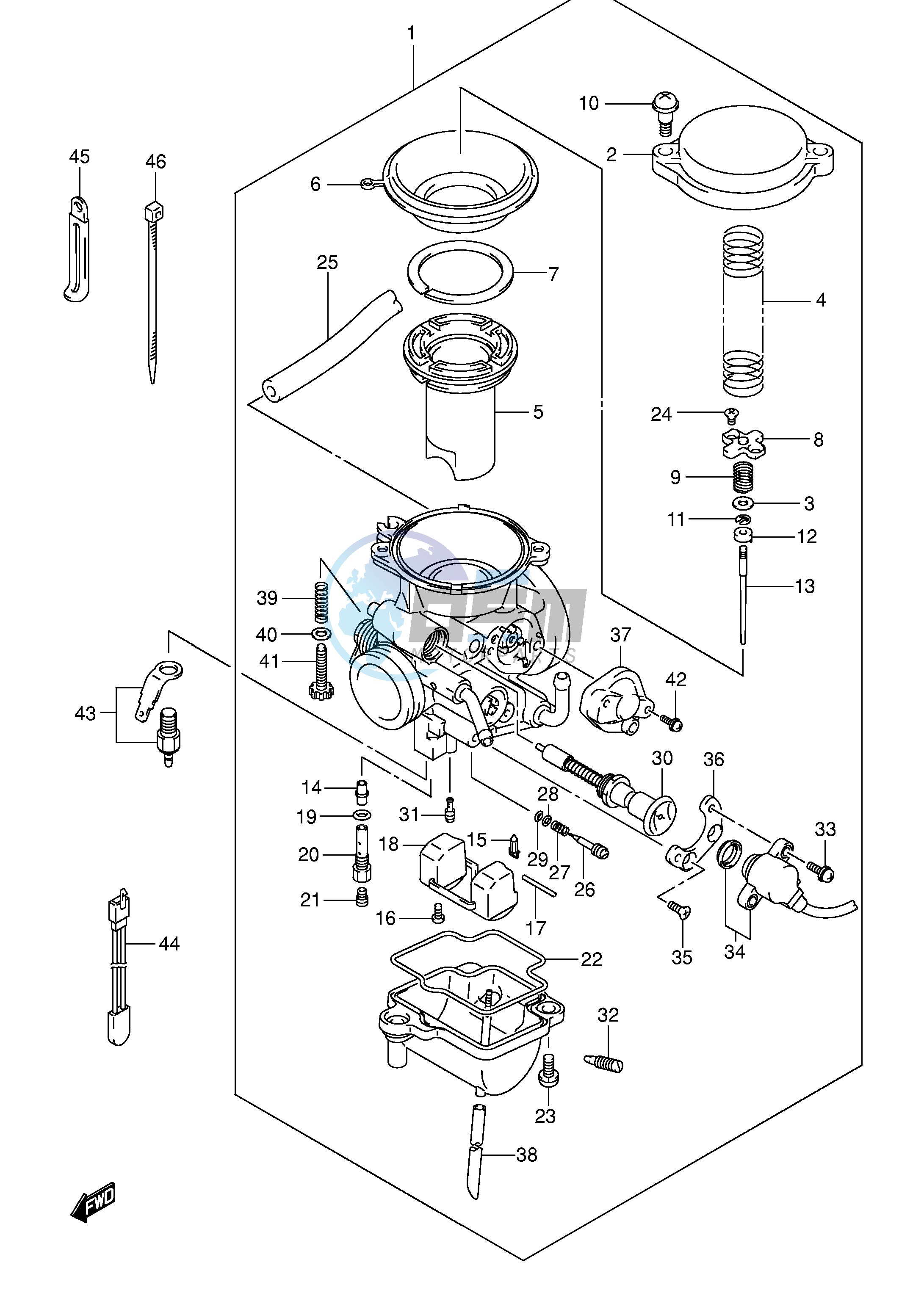 CARBURETOR (MODEL K3 K4 K5 K6)