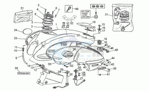 V 10 1000 Centauro Centauro drawing Fuel tank