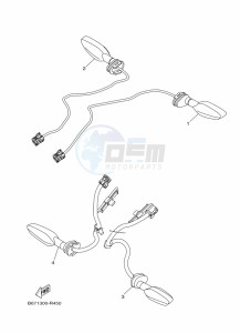 MT-10 MTN1000 (B67X) drawing FLASHER LIGHT