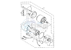 XC T CYGNUS 125 drawing STARTING MOTOR