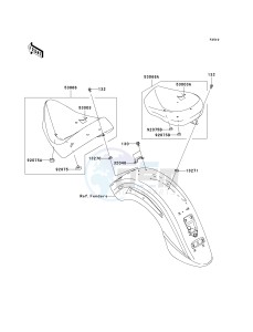 VN 1600 D [VULCAN 1600 NOMAD] (D6F-D8FA) D7FA drawing SEAT