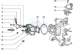 Runner 50 drawing Cylinder head - Induction pipe