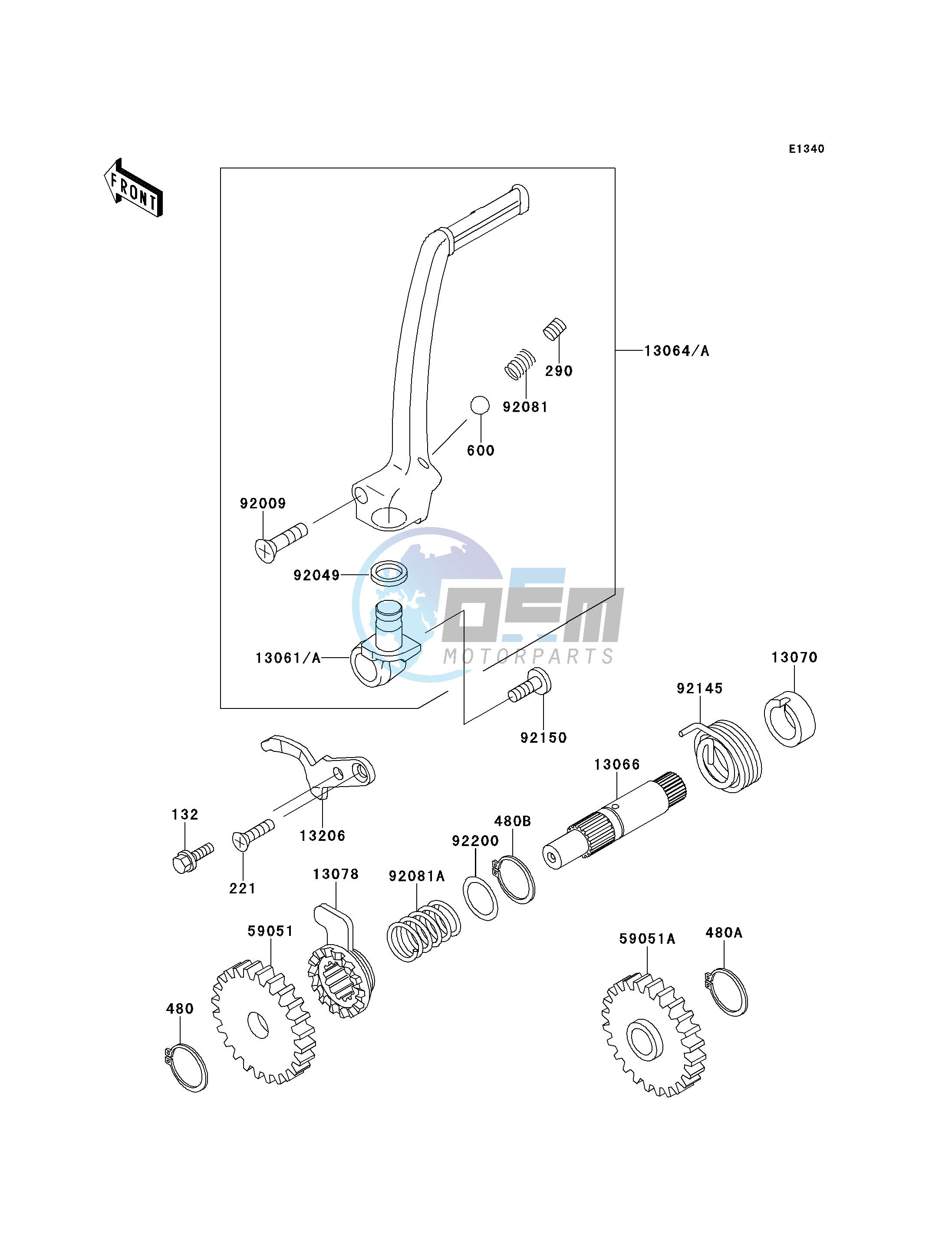 KICKSTARTER MECHANISM