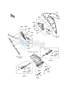 NINJA 300 ABS EX300BEF XX (EU ME A(FRICA) drawing Turn Signals