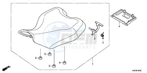 TRX500FPMC drawing SEAT