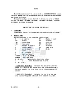 DR-Z400 (E1) drawing * CATALOG PREFACE *