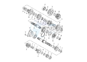 FZ6-SA FAZER 600 (ABS) drawing TRANSMISSION