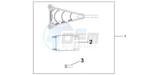 CBR1000RA9 France - (F / ABS CMF MME REP) drawing TANK BAG