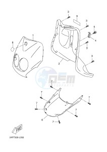 YN50 OVETTO (2APG) drawing LEG SHIELD