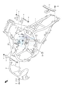 XF650 (E2) drawing FRAME