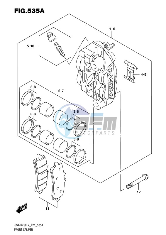 FRONT CALIPER