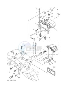 XT1200Z SUPER TENERE ABS (BP83) drawing TAILLIGHT