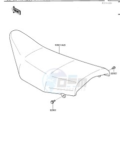 KDX 200 C [KDX200] (C1-C3) [KDX200] drawing SEAT