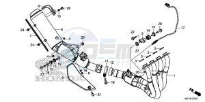 CBR1000S2H 2ED - (2ED) drawing EXHAUST MUFFLER