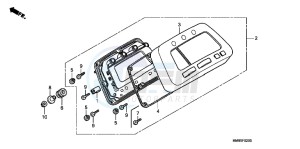 TRX250TEC drawing METER