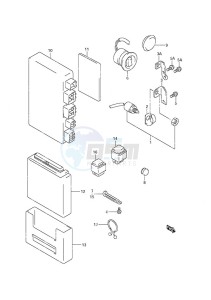 DF 40 drawing Engine Control Unit