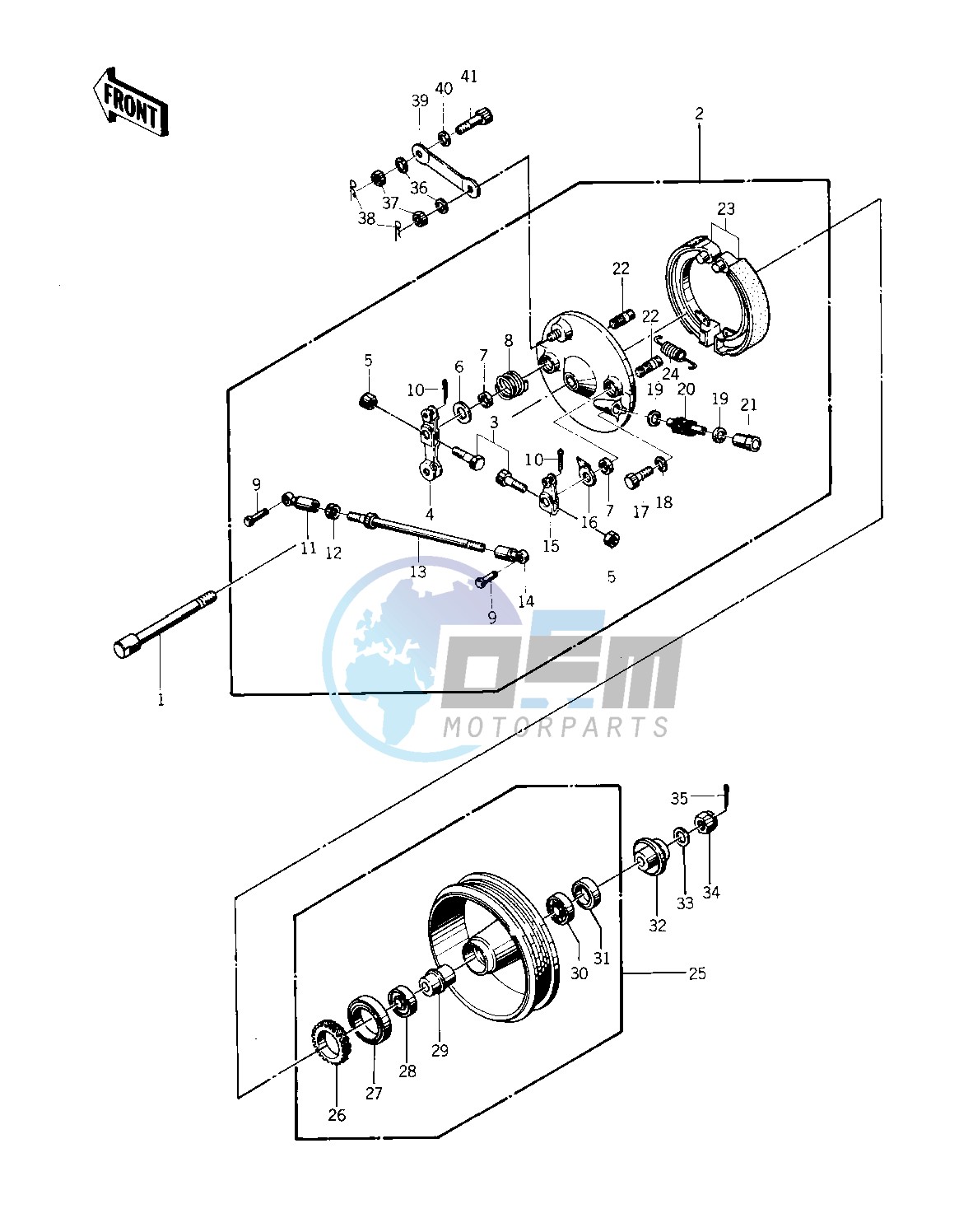 FRONT HUB_BRAKE -- 75 S- -