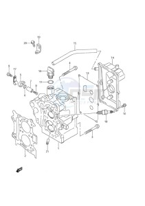 DF 9.9 drawing Cylinder Head