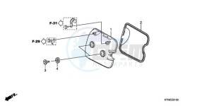 SH300AR9 UK - (E / ABS MKH SPC) drawing CYLINDER HEAD COVER