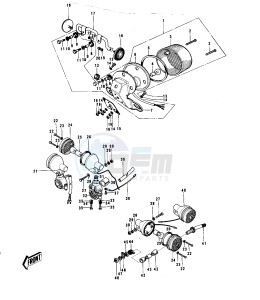 G5 (B-C) 100 drawing TAILLIGHT_TURN SIGNALS -- 74-75 B_C- -