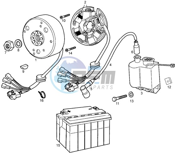 Magneto assembly