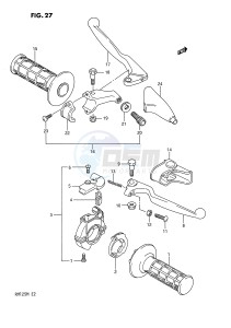 RM125 (E2) drawing HANDLE SWITCH