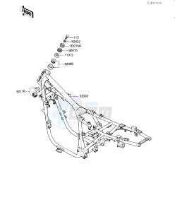 ZX 550 A [GPZ] (A1-A3) [GPZ] drawing FRAME