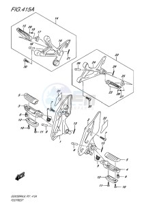 GSX-250 RA drawing FOOTREST