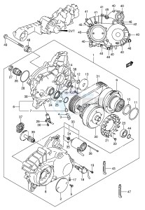 AN650 (E2) Burgman drawing CVT (MODEL K5)