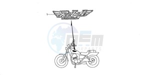 CMX250C REBEL drawing MARK(CMX250CT)