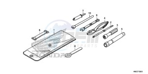 TRX500FAE TRX500FA Europe Direct - (ED) drawing TOOLS