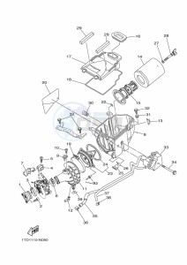 YFZ450R (BKD5) drawing INTAKE