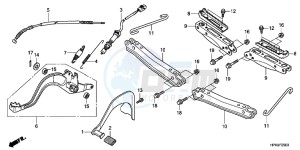 TRX420TMB TRX420 ED drawing PEDAL/STEP