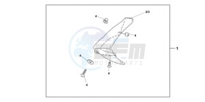 SH1509 Europe Direct - (ED / 2ED) drawing KNUCKLE VISOR SET