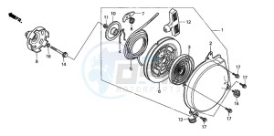 TRX450FE drawing RECOIL STARTER