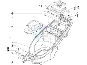 Runner 50 Pure Jet ST drawing Helmet box - Undersaddle