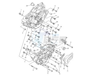 WR F 250 drawing CRANKCASE