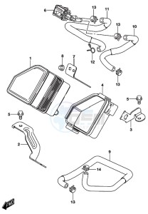 GSX-S750A drawing EVAP SYSTEM