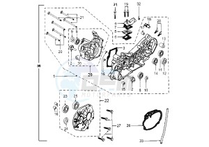 VIVACITY - 50 cc drawing CRANKCASE