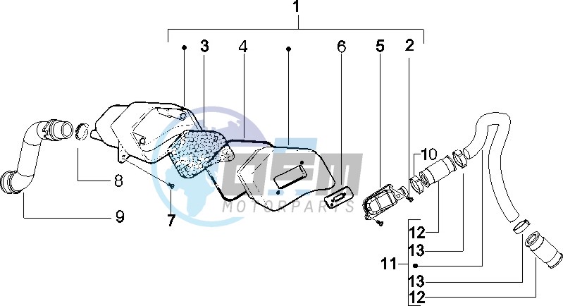 Secondairy air box