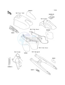 KX 60 B [KX60] (B10-B14) [KX60] drawing LABELS-- KX60-B13- -