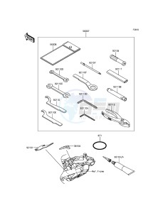 Z250SL BR250EGF XX (EU ME A(FRICA) drawing Owner's Tools