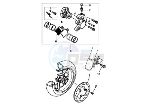 BW'S NEXT GENERATION CAT. 50 drawing FRONT BRAKE CALIPER