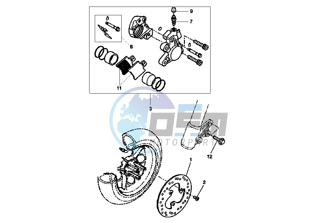 FRONT BRAKE CALIPER