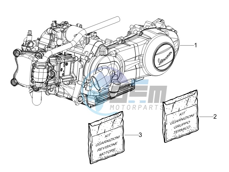 Engine, assembly