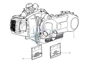 LX 125 drawing Engine