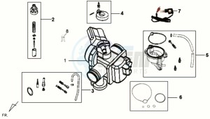 VS 125 drawing CARBURATOR