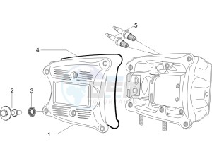 Fuoco 500 e3 800 drawing Cylinder head cover