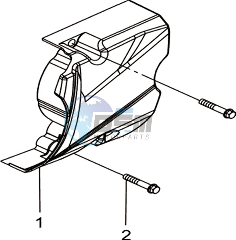 L. CRANK CASE REAR COVER