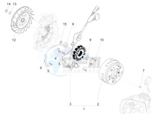 150 Sprint 4T 3V ie (EMEA) drawing Flywheel magneto